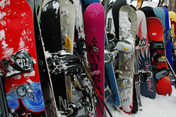 snowboarding