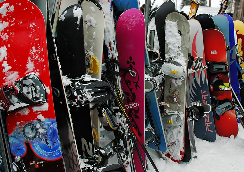 snowboarding
